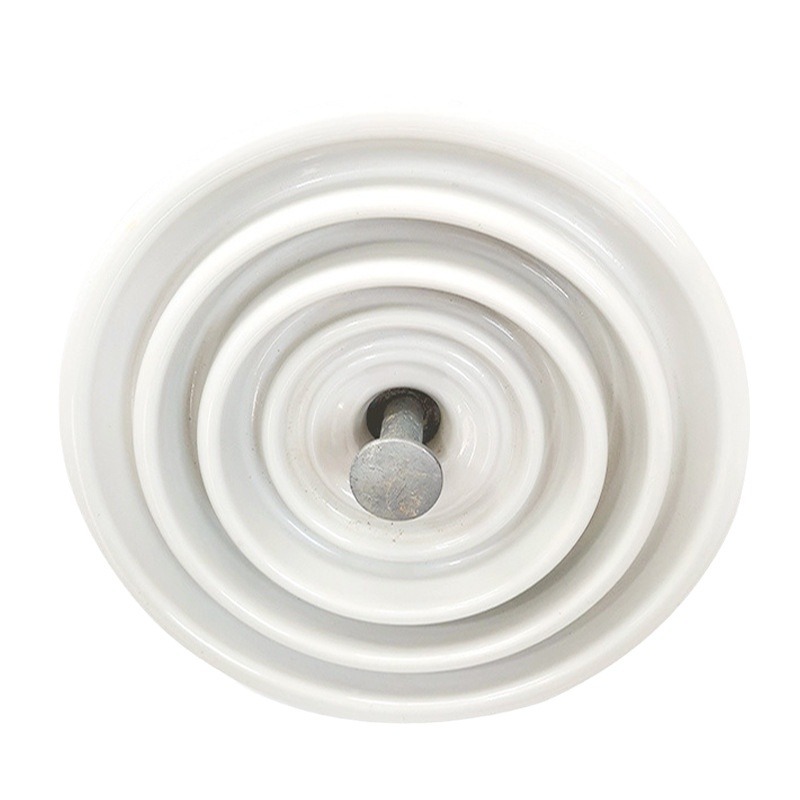 Porcelain insulator U70BP-146D from CECI showing rated electromechanical failing load 70 kN